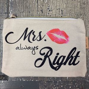 Mrs Always Right Pouch